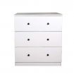 Redfern White 3 Drawer Chest