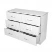 Redfern White 6 Drawer Lowboy