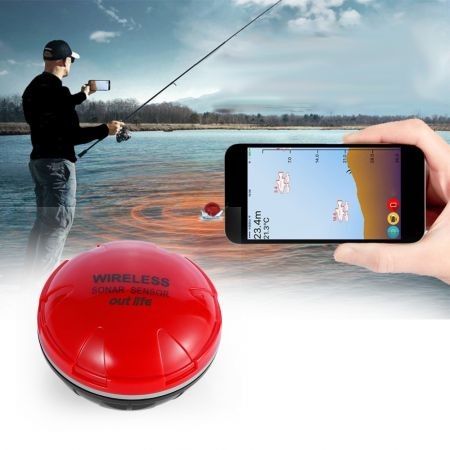 Outlife Portable Wireless Sonar Sensor Fish Finder