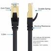 Cat8 3M Ethernet Cable, Outdoor&Indoor, 6FT Heavy Duty High Speed 26AWG, 2000Mhz with Gold Plated RJ45 Connector