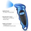 Digital Tire Pressure Gauge 150 PSI 4 Settings for Car Truck Bicycle with Backlit LCD and Non-Slip Grip, Blue