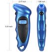 Digital Tire Pressure Gauge 150 PSI 4 Settings for Car Truck Bicycle with Backlit LCD and Non-Slip Grip, Blue