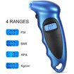 Digital Tire Pressure Gauge 150 PSI 4 Settings for Car Truck Bicycle with Backlit LCD and Non-Slip Grip, Blue