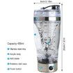 Electric Shaker Bottle Protein Shaker Cup 450 ML Battery-Powered