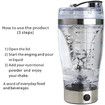 Electric Shaker Bottle Protein Shaker Cup 450 ML Battery-Powered