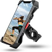 Bike Phone Mount, Motorcycle Phone Mount 360-degree Rotation Bicycle Phone Holder Fits iPhone , Samsung Galaxy 