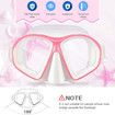 Kids Snorkel Set-Scuba Dry Top Diving Mask Anti-Leak Impact Resistant Panoramic Tempered Glass Easybreath Snorkeling Packages Professional Swimming Gear