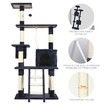 Cat Scratching Post Gym Climbing Tree Pole Tower Kitten Playhouse Pet Furniture Ladder Perch Toy 135cm Tall Multi Levels