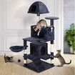 Cat Scratching Tree Post Dome Condo Play House Climbing Tower Pole Furniture Gym with Toys Perch 146cm