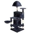 Cat Scratching Tree Post Dome Condo Play House Climbing Tower Pole Furniture Gym with Toys Perch 146cm