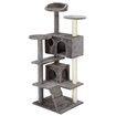 Cat Scratching Post Climbing Tree Tower Scratcher Pole Soft Perch Play House Exercise Gym 130cm Medium Tall