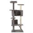 Cat Scratching Post Climbing Tree Tower Scratcher Pole Soft Perch Play House Exercise Gym 130cm Medium Tall