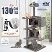 Cat Scratching Post Climbing Tree Tower Scratcher Pole Soft Perch Play House Exercise Gym 130cm Medium Tall