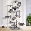 Large Cat Tree Scratching Post Pole Playhouse Gym Home Climbing Tower Perches Condos 200cm Tall 8 Levels