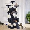 Cat Scratching Post Climbing Tree Pole Tower Gym Playhouse Condo Sisal Scratcher Perch Center 171cm Tall XL