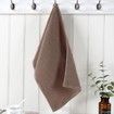 100% Cotton Waffle Weave Kitchen Dish Towels, Ultra Soft Absorbent Quick Drying Cleaning Towel, 13x28 Inches, 4-Pack, Brown