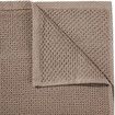 100% Cotton Waffle Weave Kitchen Dish Towels, Ultra Soft Absorbent Quick Drying Cleaning Towel, 13x28 Inches, 4-Pack, Brown