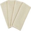 100% Cotton Waffle Weave Kitchen Dish Towels, Ultra Soft Absorbent Quick Drying Cleaning Towel, 13x28 Inches, 4-Pack, Beige