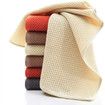 100% Cotton Waffle Weave Kitchen Dish Towels, Ultra Soft Absorbent Quick Drying Cleaning Towel, 13x28 Inches, 4-Pack, Mixed Color