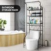 3-Tier Steel Freestanding Bathroom Rack Shelves Over Toilet Washer Dryer Shelf Laundry Storage