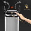 50L Smart Bin Kitchen Rubbish Bin Trash Waste Recycling Bin with Infrared Motion Sensor