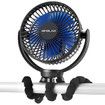 Rechargeable Battery Powered Clip Fan with Flexible Tripod