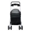 Pet Stroller Dog Cat Pram Foldable Carrier Large Travel 4 Wheels Pushchair Black