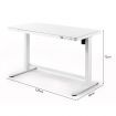 Electric Motorised Standing Desk Height Adjustable Sit Stand Desk Home Office Workstation with Drawers