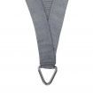 Instahut Shade Sail 6x8m Rectangle 280GSM 98% Grey Shade Cloth