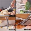 Kitchen Shears, Kitchen Scissors Heavy Duty, Multifunctional Poultry Shears Spring-Loaded Food Scissors