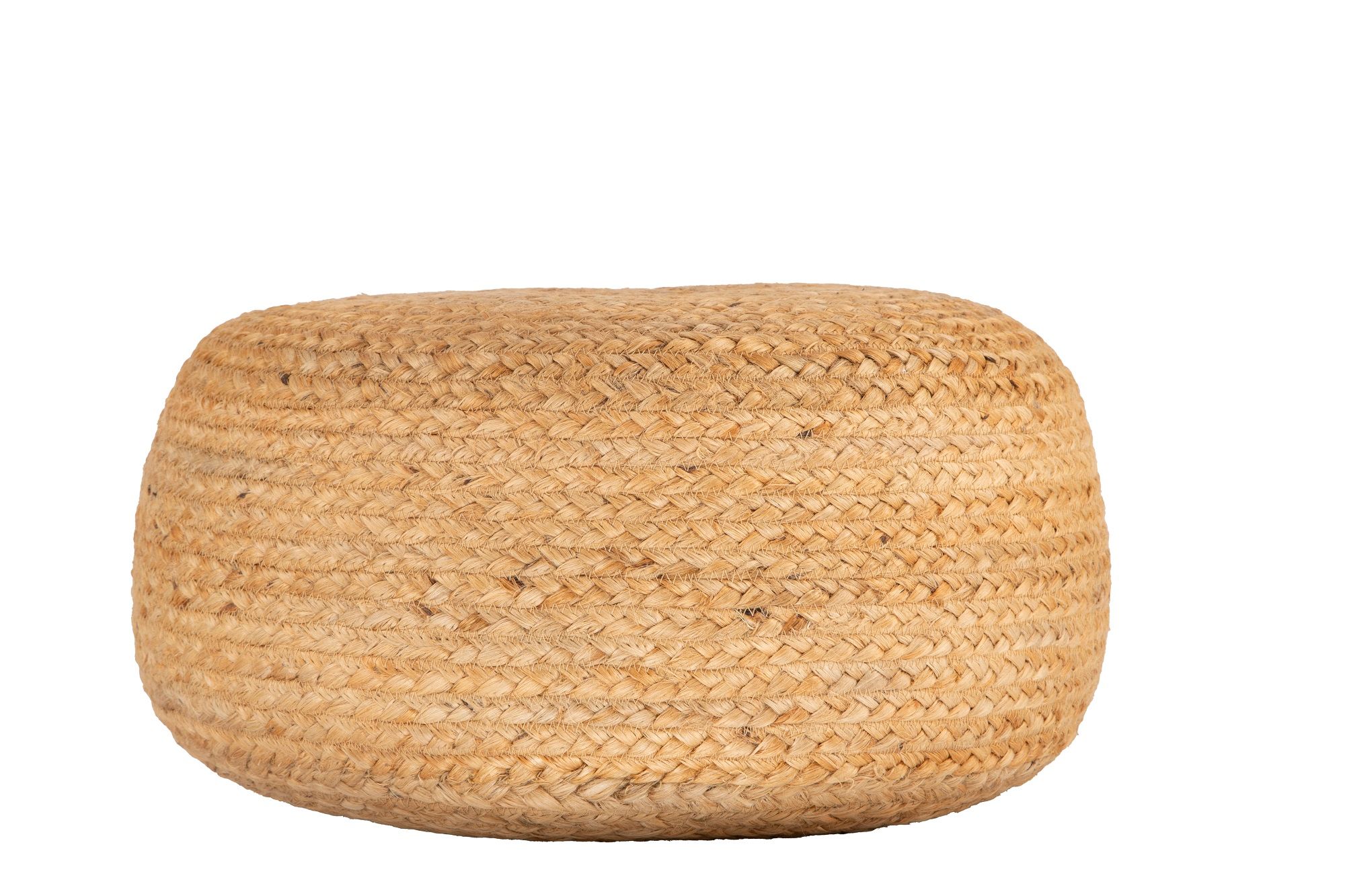 Ava Round Jute Pouf NATURAL