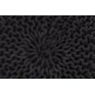 Ava Knitted Pouf BLACK