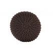 Ava Knitted Pouf BROWN