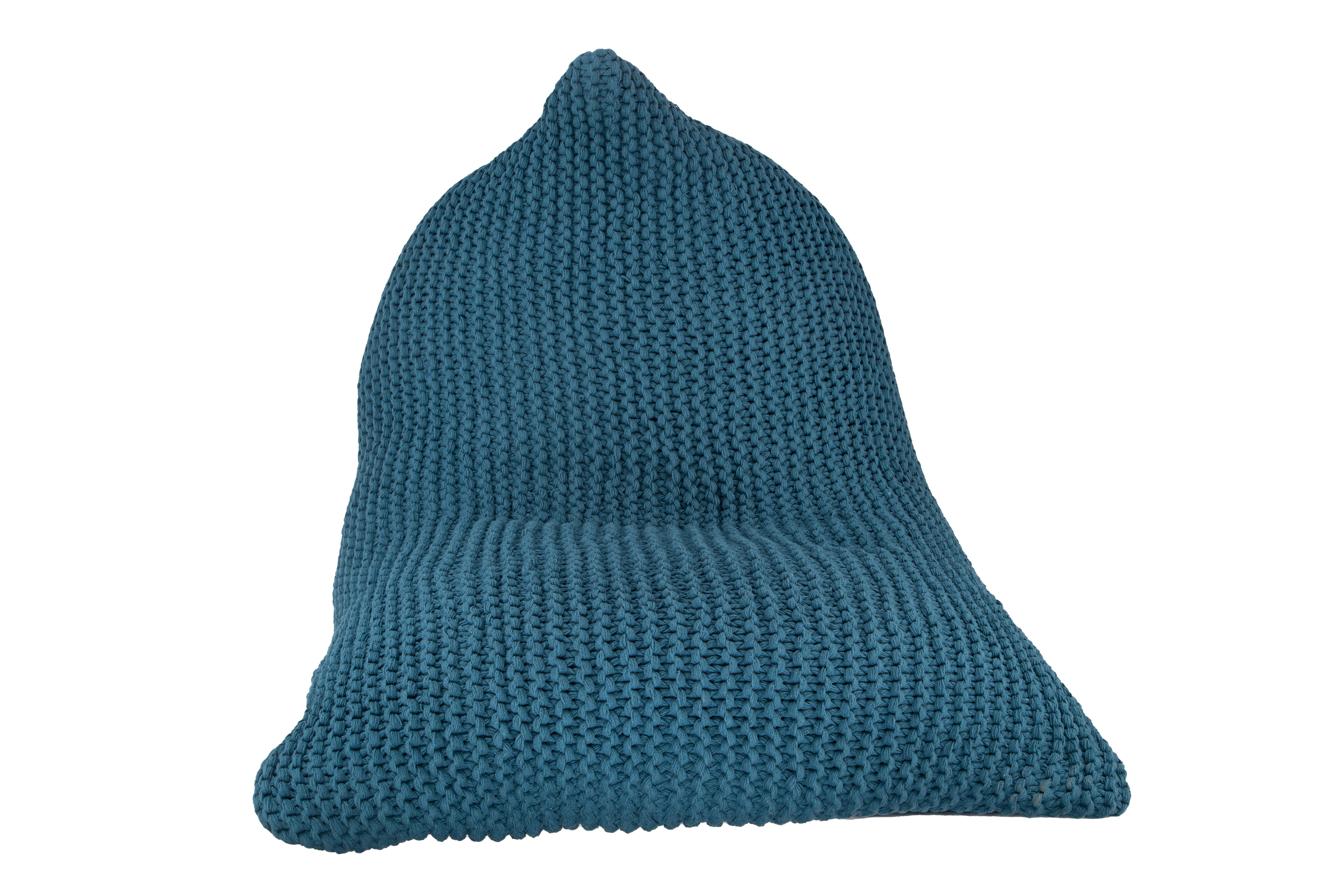 Ava Knitted Bean Bag TEAL