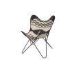 Ava Canvas Butterfly Chair IVORY Type 1