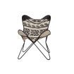 Ava Canvas Butterfly Chair IVORY Type 2