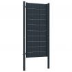 Fence Gate Steel 100x164 cm Anthracite