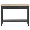 Console Table Black 110x35x80 cm Wood