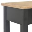 Console Table Black 110x35x80 cm Wood