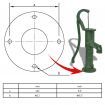 Garden Water Pump with Stand Cast Iron