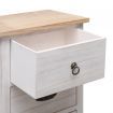 Side Cabinet 35x25x87 cm Paulownia Wood