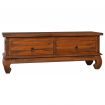 TV Cabinet 110x35x40 cm Solid Teak Wood