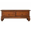 TV Cabinet 110x35x40 cm Solid Teak Wood