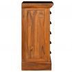 5-Drawer Cabinet 35x30x60 cm Solid Teak Wood