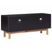 TV Cabinet 100x35x45 cm Solid Acacia Wood and MDF