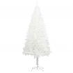 Artificial Christmas Tree Lifelike Needles White 210 cm