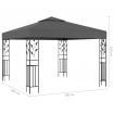 Gazebo 3x3 m Anthracite