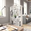 Room Divider/Book Cabinet White 100x24x140 cm Chipboard