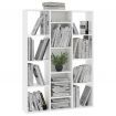 Room Divider/Book Cabinet White 100x24x140 cm Chipboard