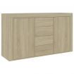 Sideboard Sonoma Oak 120x36x69 cm Chipboard